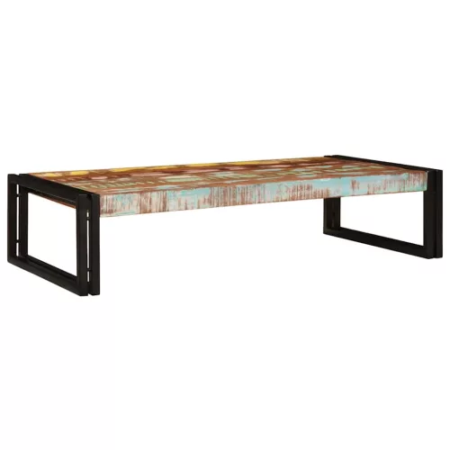 Fürdőszobai polc 100 x 50 x 23 cm Tömör mangófa és vas