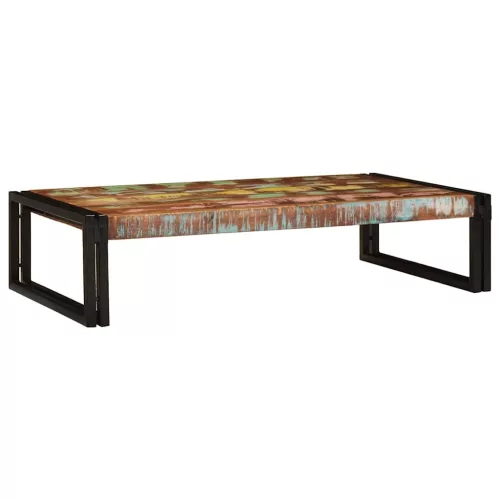 Fürdőszobai polc 100 x 50 x 23 cm Tömör mangófa és vas