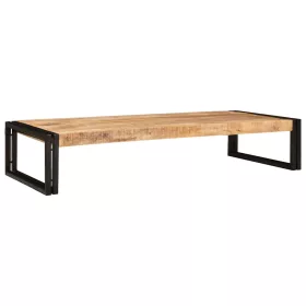 Fürdőszobai polc 120 x 50 x 23 cm Tömör mangófa és vas
