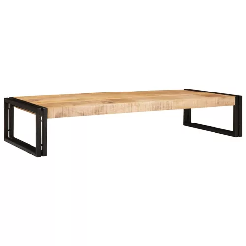 Fürdőszobai polc 120 x 50 x 23 cm Tömör mangófa és vas