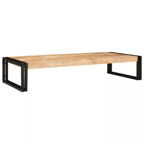 Fürdőszobai polc 120 x 50 x 23 cm Tömör mangófa és vas