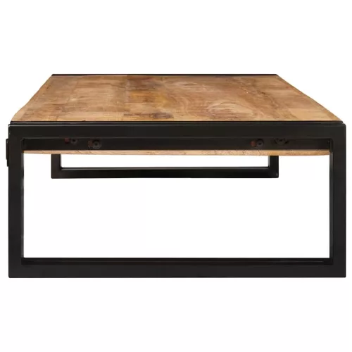 Fürdőszobai polc 120 x 50 x 23 cm Tömör mangófa és vas