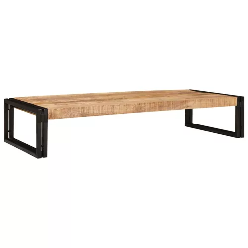 Fürdőszobai polc 120 x 50 x 23 cm Tömör mangófa és vas