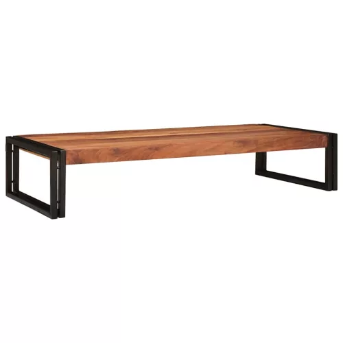Fürdőszobai polc 120 x 50 x 23 cm Tömör mangófa és vas