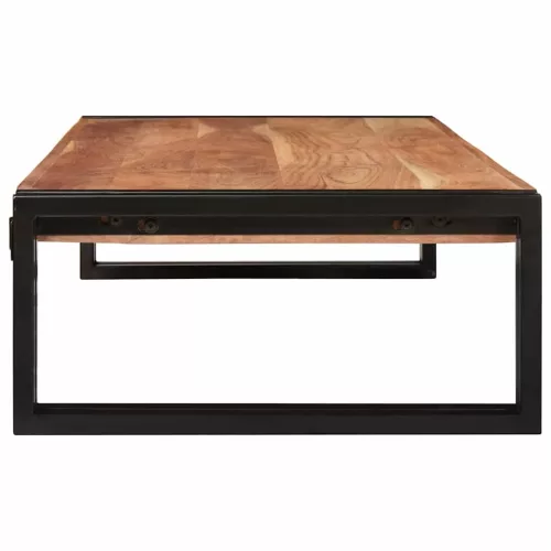 Fürdőszobai polc 120 x 50 x 23 cm Tömör mangófa és vas