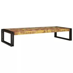 Fürdőszobai polc 120 x 50 x 23 cm Tömör mangófa és vas