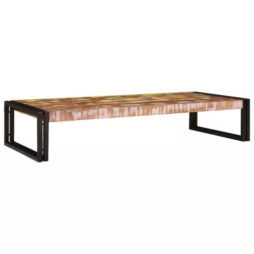 Fürdőszobai polc 120 x 50 x 23 cm Tömör mangófa és vas