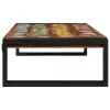 Fürdőszobai polc 120 x 50 x 23 cm Tömör mangófa és vas