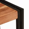 Fürdőszobai mosdószekrény 71 x 33 x 58 cm Tömör akácfa és vas