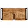Fürdőszobai mosdószekrény 71 x 33 x 58 cm Tömör mangófa és vas