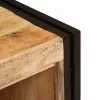 Fürdőszobai mosdószekrény 71 x 33 x 58 cm Tömör mangófa és vas