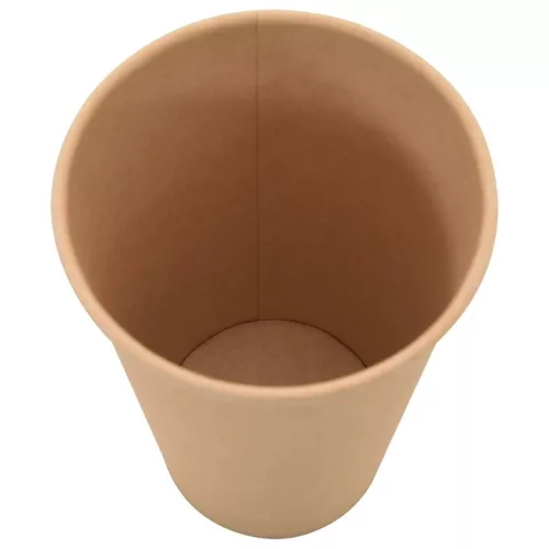 1000 db barna papír kávéscsészék 16oz 400ml