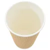 500 db barna papír kávéscsészék 16oz 400ml