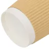 500 db barna papír kávéscsészék 16oz 400ml