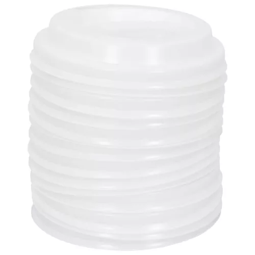 1000 db fehér műanyag papír kávéscsésze fedelek Ø60 mm 4oz