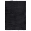 Fekete hosszú szálú NAVARRA bozontos szőnyeg 120x170 cm