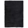 Fekete hosszú szálú NAVARRA bozontos szőnyeg 160x230 cm