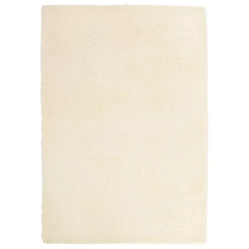 Krém poliészter hosszú szálú NAVARRA bozontos szőnyeg 160x230cm