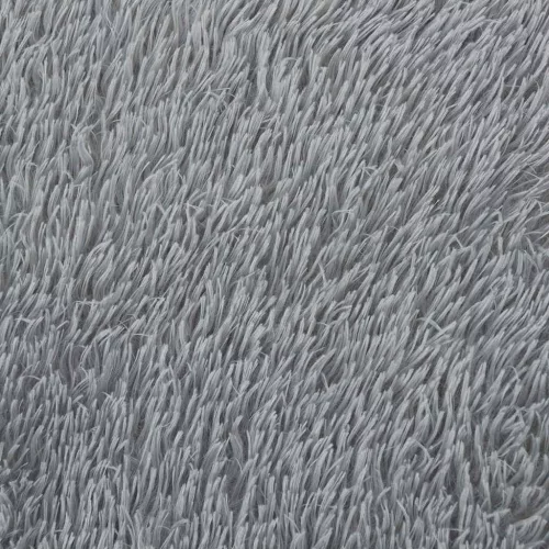 Világosszürke hosszú szálú NAVARRA bozontos szőnyeg 160x230 cm