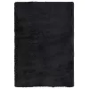 Fekete hosszú szálú NAVARRA bozontos szőnyeg 200x290 cm