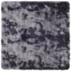 Sötétszürke hosszú szálú NAVARRA bozontos szőnyeg 200x200 cm