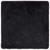 Fekete hosszú szálú NAVARRA bozontos szőnyeg 240x240 cm