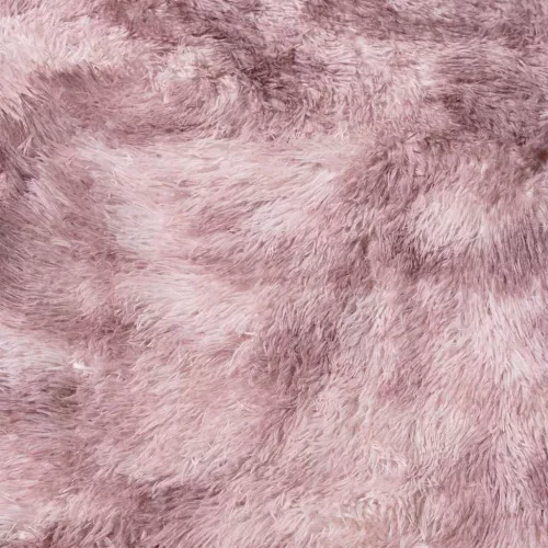 Poros rózsaszín hosszú szálú NAVARRA bozontos szőnyeg 240x240cm