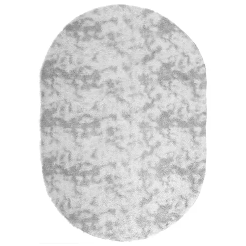 Ezüstszürke hosszú szálú NAVARRA bozontos szőnyeg 300x200 cm