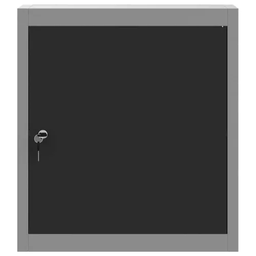 Szerszámosláda Fekete és szürke 50 x 20 x 55 cm Porszórt Acél