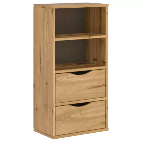 ODDA tömörfa fenyőfa fiókos oldalsó szekrény 40x24x79 cm