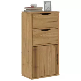   ODDA tömörfa fenyőfa fiókos oldalsó szekrény 40x24x79 cm