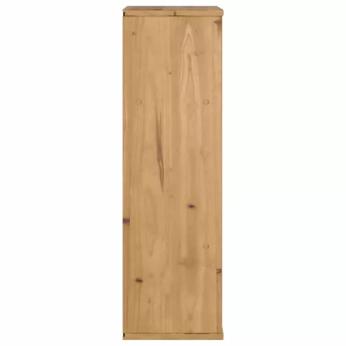 ODDA tömörfa fenyőfa oldalsó szekrény fiókkal 40x24x79 cm