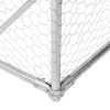 Csirkekifutó tetővel 2,5x2x2,25 m horganyzott acélból
