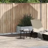 Téglalap barna polyrattan kerti dohányzóasztal 40x40x37cm
