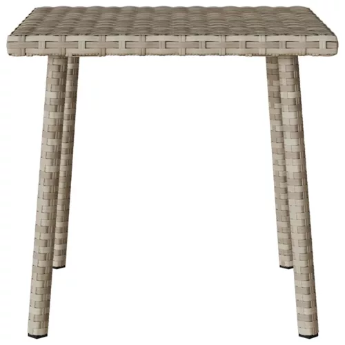 Téglalap polyrattan kerti dohányzóasztal 40x40x37cm