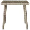 Téglalap polyrattan kerti dohányzóasztal 40x40x37cm