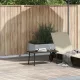 Téglalap barna polyrattan kerti dohányzóasztal 80x40x37cm