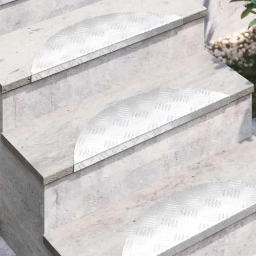 Rácsos lemezek 5 pcs Ezüst 60 x 18 cm Alumínium