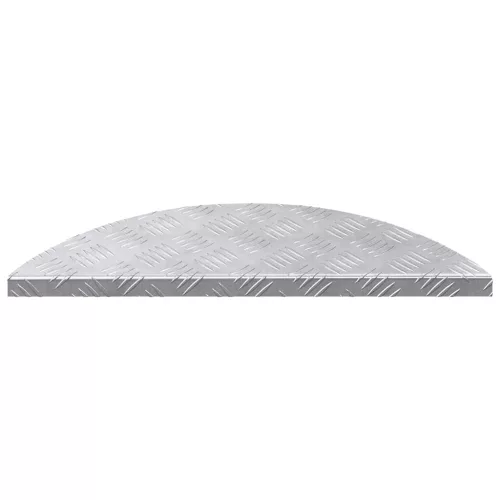 Rácsos lemezek 10 pcs Ezüst 60 x 18 cm Alumínium