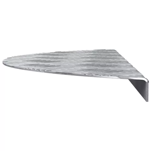 Rácsos lemezek 5 pcs Ezüst 60 x 18 cm Alumínium