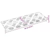 Rácsos lemezek 5 pcs Ezüst 60 x 18 cm Alumínium