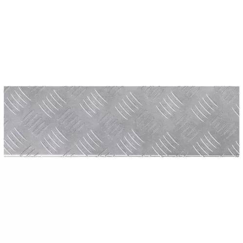 Rácsos lemezek 10 pcs Ezüst 60 x 18 cm Alumínium
