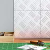 Rácsos lemezek 4 pcs Ezüst 20 x 20 cm Alumínium