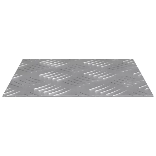Rácsos lemezek 2 pcs Ezüst 20 x 20 cm Alumínium