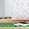 Rácsos lemezek 4 pcs Ezüst 30 x 20 cm Alumínium