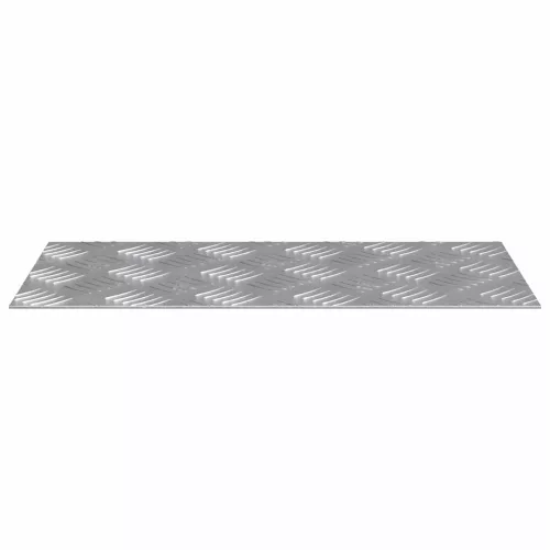 Rácsos lemezek 2 pcs Ezüst 40 x 20 cm Alumínium