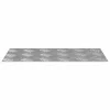 Rácsos lemezek 4 pcs Ezüst 40 x 20 cm Alumínium