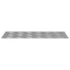 Rácsos lemezek 4 pcs Ezüst 50 x 20 cm Alumínium