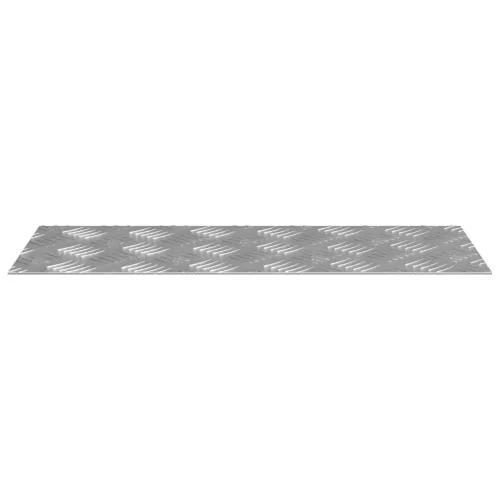 Rácsos lemezek 2 pcs Ezüst 50 x 20 cm Alumínium