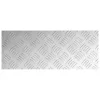 Rácsos lemezek 4 pcs Ezüst 50 x 20 cm Alumínium